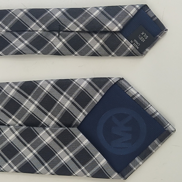 Michael Michael Kors Plaid Silk Tie - Picture 6 of 8